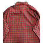 Polo Ralph Lauren Shirt Men's 3XLT Big & Tall Long Sleeve Red Navy Check