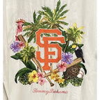 Tommy Bahama Silk Shirt Men's Large "Go Big or Go Home Camp" MLB SF Giants