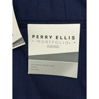 Perry Ellis Portfolio Pant Men's 36"x34" Modern Fit Flat Front Passion Blue