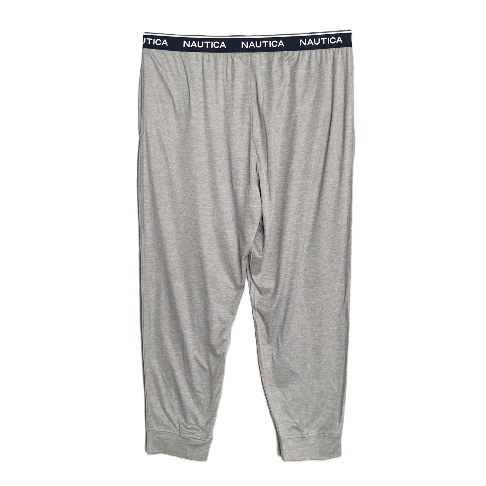 Nautica Sleep Pant Men's XL RestLuxe Elastic Waist Pockets Gray Heather