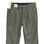 Kenneth Cole Dress Pants Men's 32"x32" Slim Fit Stretch Dark Grey Check