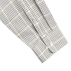 Calvin Klein Dress Shirt Men's Large Steel+ Regular Fit Stretch Grey Plaid