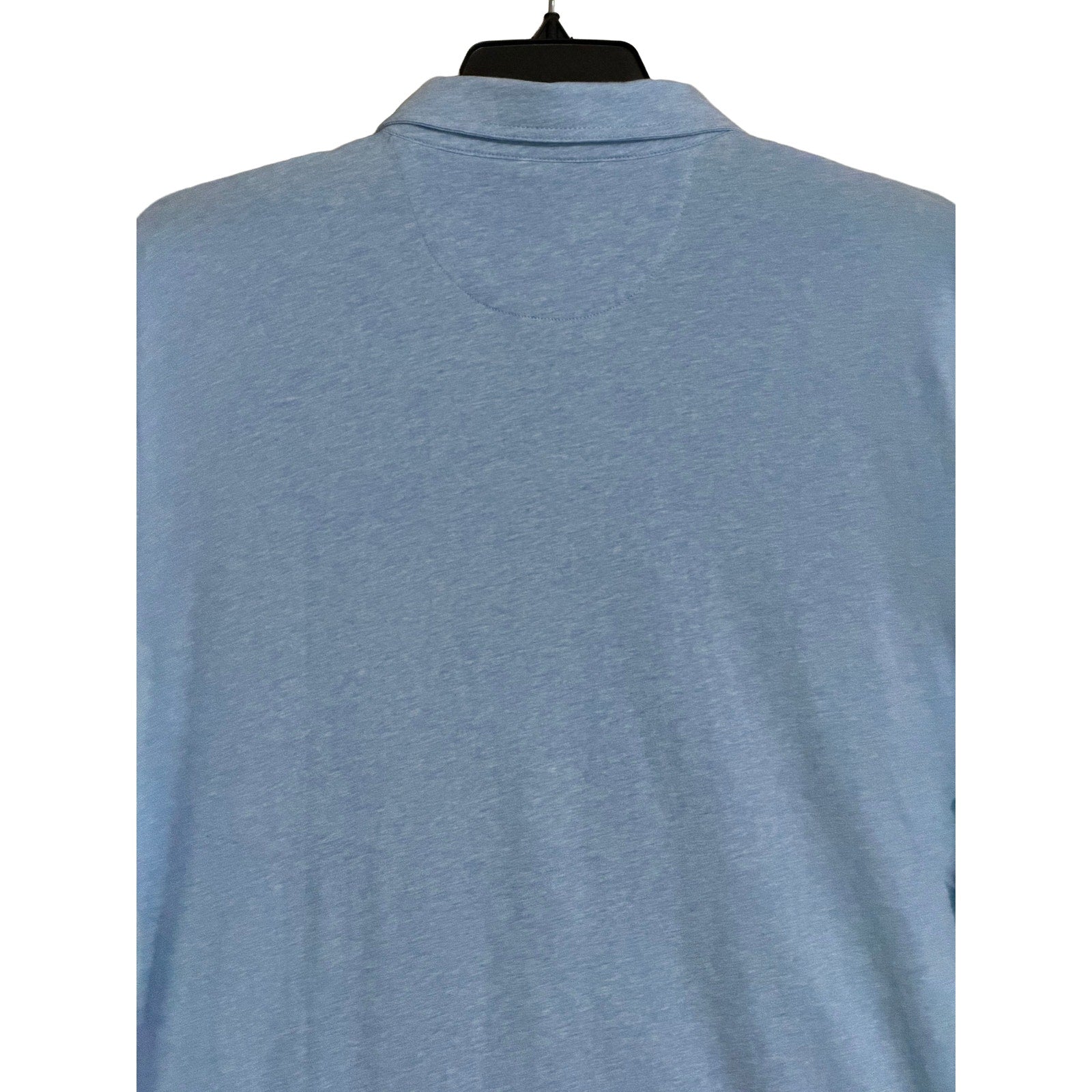 Johnnie-O Polo Shirt Men's XXL Short Sleeve Stretch Fabric Blue Heather