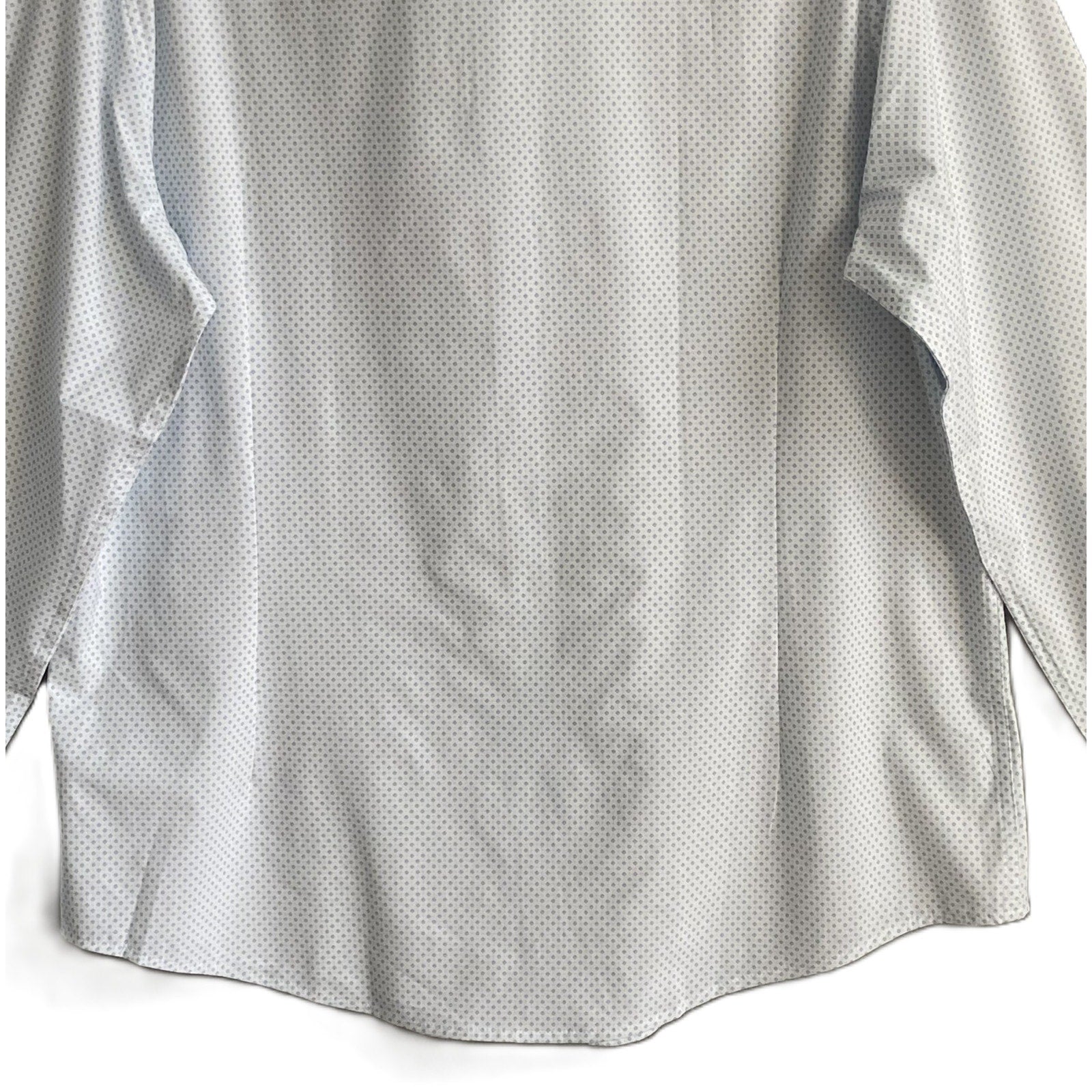 Mizzen+Main Shirt Men's XXL Leeward Trim Fit Long Slv White Double Diamond