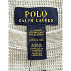 Polo Ralph Lauren Sleepwear Men's 2XT Crew Neck Long Sleeve Knit Shirt Grey