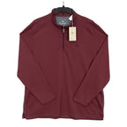 Tommy Bahama Men's XXXL 1/4 Zip Pullover Mock Neck Red