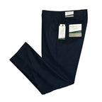 Perry Ellis Portfolio Pant Men's 33"x32" Slim Fit Flat Front Total Eclipse