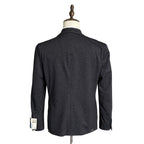 Bar III Sport Coat Men's 40 Short Slim Fit Stretch Dark Blue Herringbone