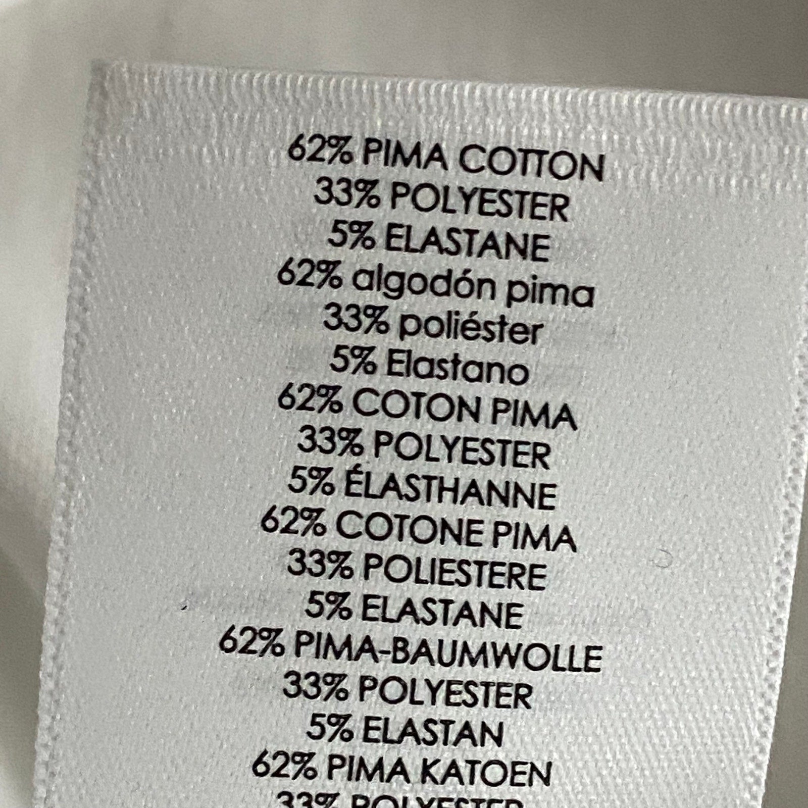 Michael Kors Polo Hoodie Shirt Men's X-Large Pima Cotton Stretch Ocean White