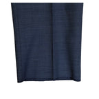 Daniel Cremieux Dress Pant Men's 46R Traveler Raw Hem Comfort Waist Blue