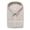 Roundtree & Yorke Shirt Big & Tall Men's 20 36/37 Dress Shirt Wine Check