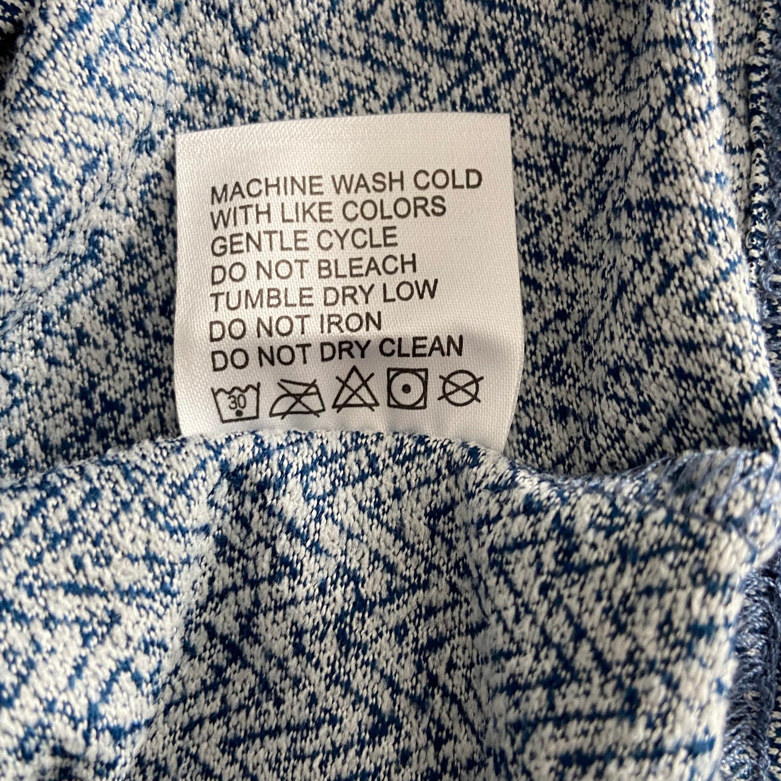 Quieti 1/4 Zip Pullover Men's XXL Mock Neck Stretch Fabric Blue