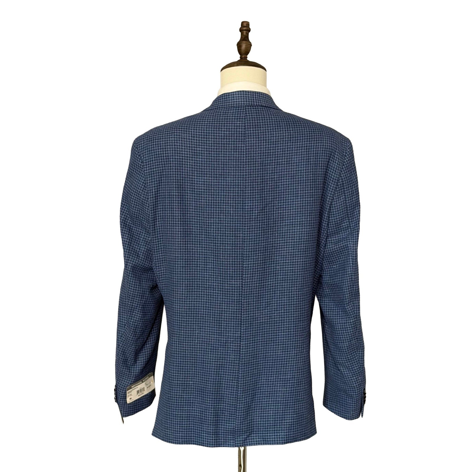 Michael Kors Sport Jacket Men's 50L Classic Fit Wool/Silk/Linen Blend Blue