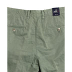 Johnnie-O Shorts Men's 35W Cotton Linen Blend Flat Front Blue Surf