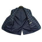 Michael Kors Sport Coat Men's 36 Short Kent Classic Fit Stretch Blue Check