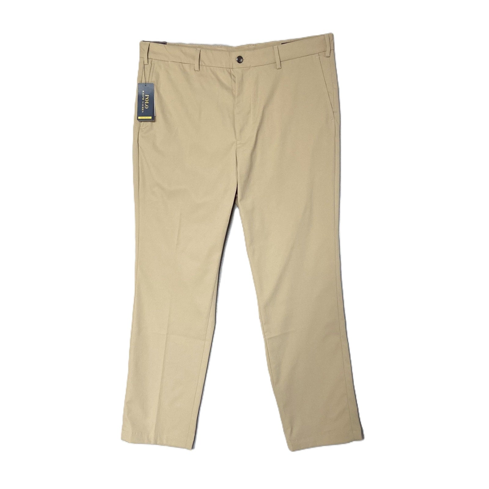 Ralph Lauren Performance Pants Men's 32x32 Tailored Fit Stretch Fabric Khaki