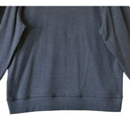 Faherty Legend Lounge Sweater Hoodie Men's XXL Organic Cotton Navy Twill