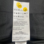 Armani Exchange Dress Pant Men's 34W Flat Front Raw Hem Stretch Wool Gray NEW