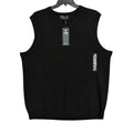 Hart Schaffner Marx Sweater Vest Men's 2XT Big & Tall V-Neck Wool Black NWT