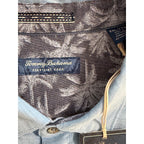 Tommy Bahama Casual Shirt Men's XXL Coastline Cord Heather Bay Raincloud