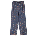 Ted Baker Sleep Pant Men's Small Woven Cotton Drawstring Pockets Dark Gray