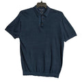Daniel Cremieux Polo Shirt Men's Medium Linen Key West Collection Blue