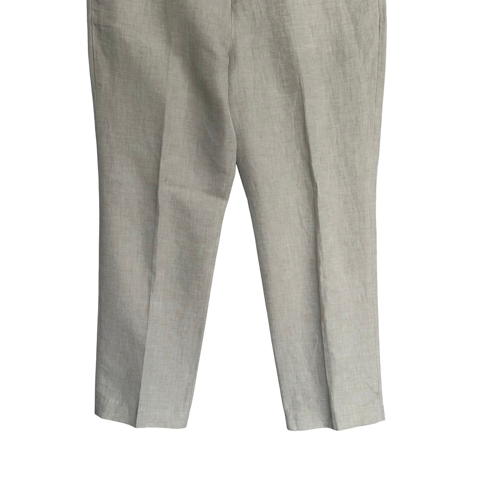 Perry Ellis Portfolio Pants Men's 40"x32" Modern Fit Dress Pants Linen Blend