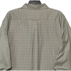 Roundtree & Yorke Oxford Dress Shirt Men's 4XB LS Big & Tall Green Red