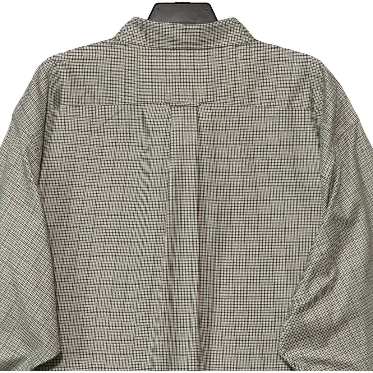 Roundtree & Yorke Oxford Dress Shirt Men's 4XB LS Big & Tall Green Red