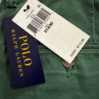 Polo Ralph Lauren Pant Men's 31"x30" Chino Stretch Straight Fit Solid Green