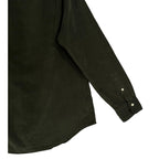 Polo Ralph Lauren Shirt Men's Large Corduroy Classic Fit Long Sleeve Olive