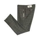 Michael Kors Suit Pants Men's 38"x34" Modern Fit Wool Blend Light Grey/Blue Check