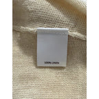 Daniel Cremieux Linen Shirt Men's Large Polo Shirt Key West Collection Beige