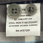 Mizzen+Main Men's XXL Trim Fit City Flannel Dress Shirt Pewter Timothy Plaid