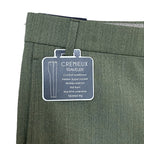Daniel Cremieux Dress Pant Men's 44R Traveler Raw Hem Comfort Waist Green