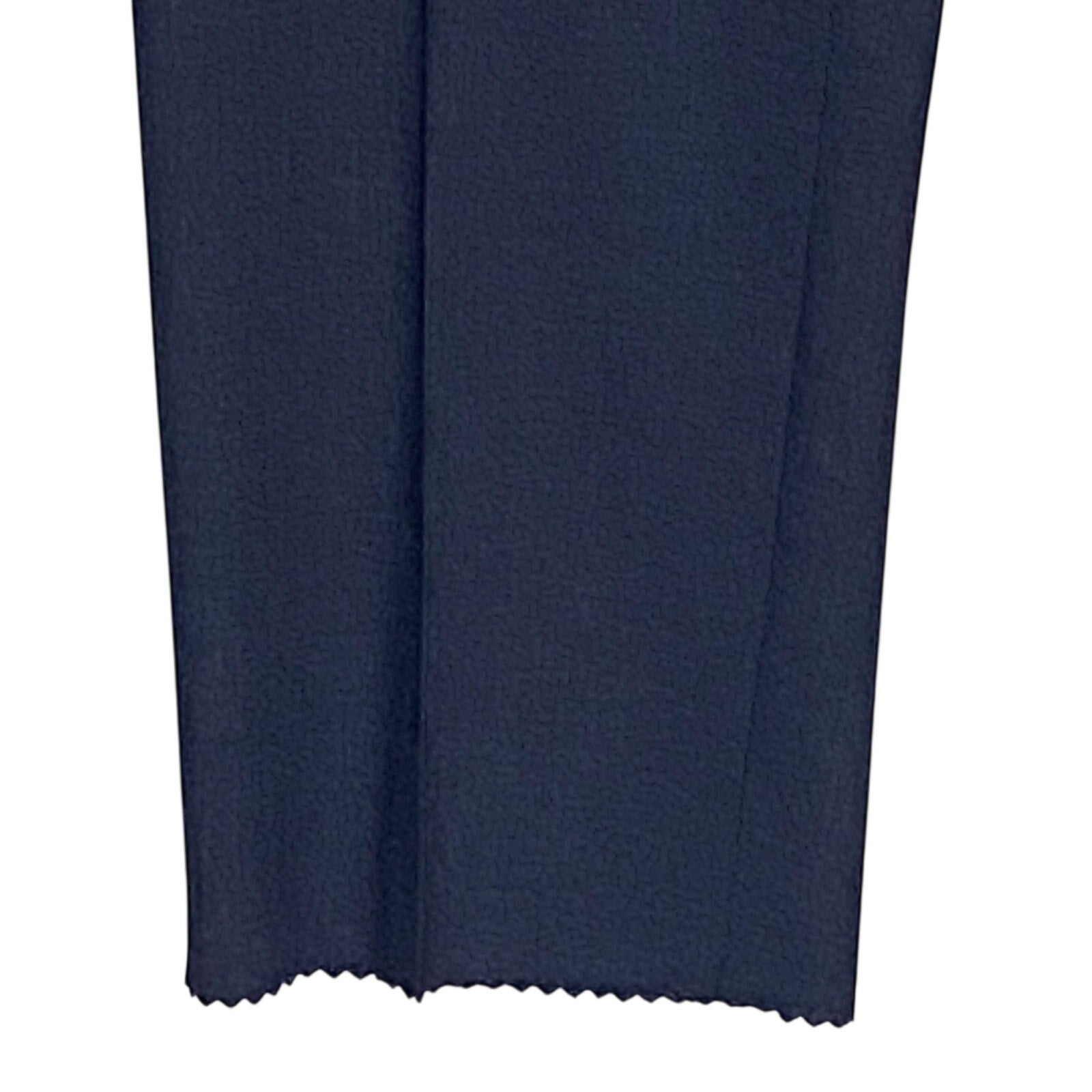 Boss Dress Pants Men's 38x33 Slim Fit Dark Blue Wool Blend Raw Hem Stretch