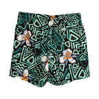 Caribbean Swim Trunks Men's Medium Elastic Drawstring Waist Pockets Lined