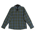Mizzen+Main Men's XXL Trim Fit City Flannel Twill Shirt Olive Thomas Plaid