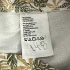 Tommy Bahama Beach Coast Linen E-Waist Pants Men's XLT Big & Tall White