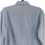 Nautica Dress Shirt Men's 15-15.5 34/35 Performance Slim Fit Blue Dot