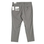 Perry Ellis Portfolio Pants Men's 36x29 Dress Pant Slim Fit Grey Window Pane NEW