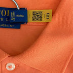 Polo Ralph Lauren Polo Shirt Classic Fit Short Sleeve Orange Men's Medium