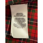 Polo Ralph Lauren Shirt Men's 3XLT Big & Tall Long Sleeve Red Navy Check