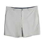 Johnnie-O Mulligan Shorts Men's 48W Big & Tall 9" Inseam Stretch Light Gray