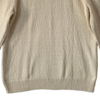 Faherty Heirloom Cotton Sweater Men's 2XLT Organic Cotton Crew Neck Bone