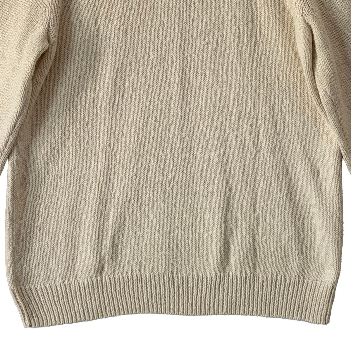 Faherty Heirloom Cotton Sweater Men's 2XLT Organic Cotton Crew Neck Bone