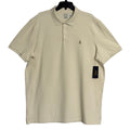 Polo Ralph Lauren Polo Shirt Men's XL Classic Fit Short Sleeve Stretch Cream
