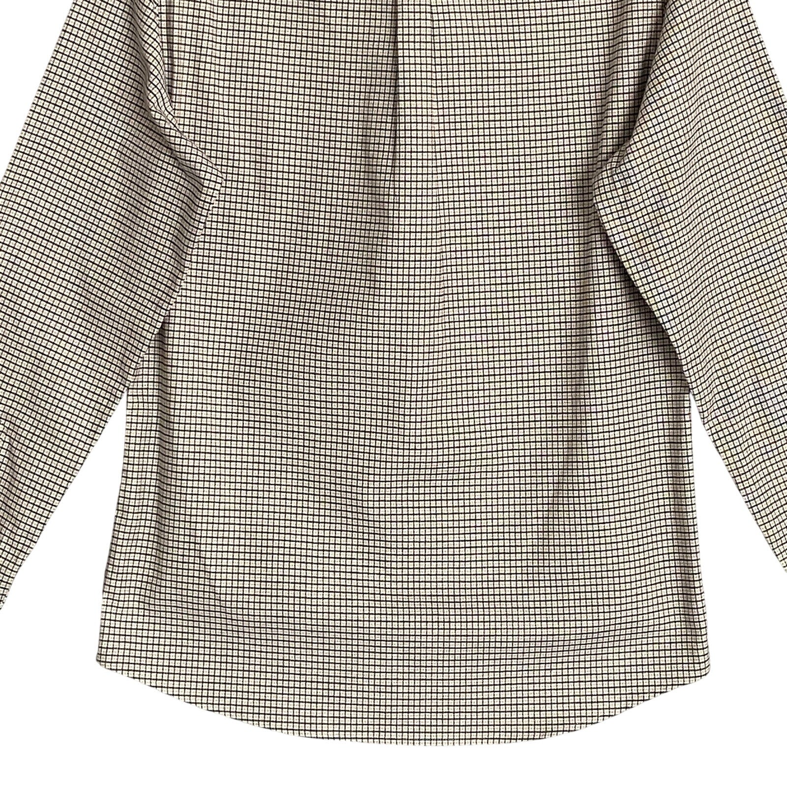 Michael Kors Shirt Men's Small Button-Up Shirt Slim Fit Dual Pockets Khaki