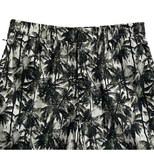 Armani Exchange Shorts Men's 38W Cotton Bermuda Shorts Green Tropical Print