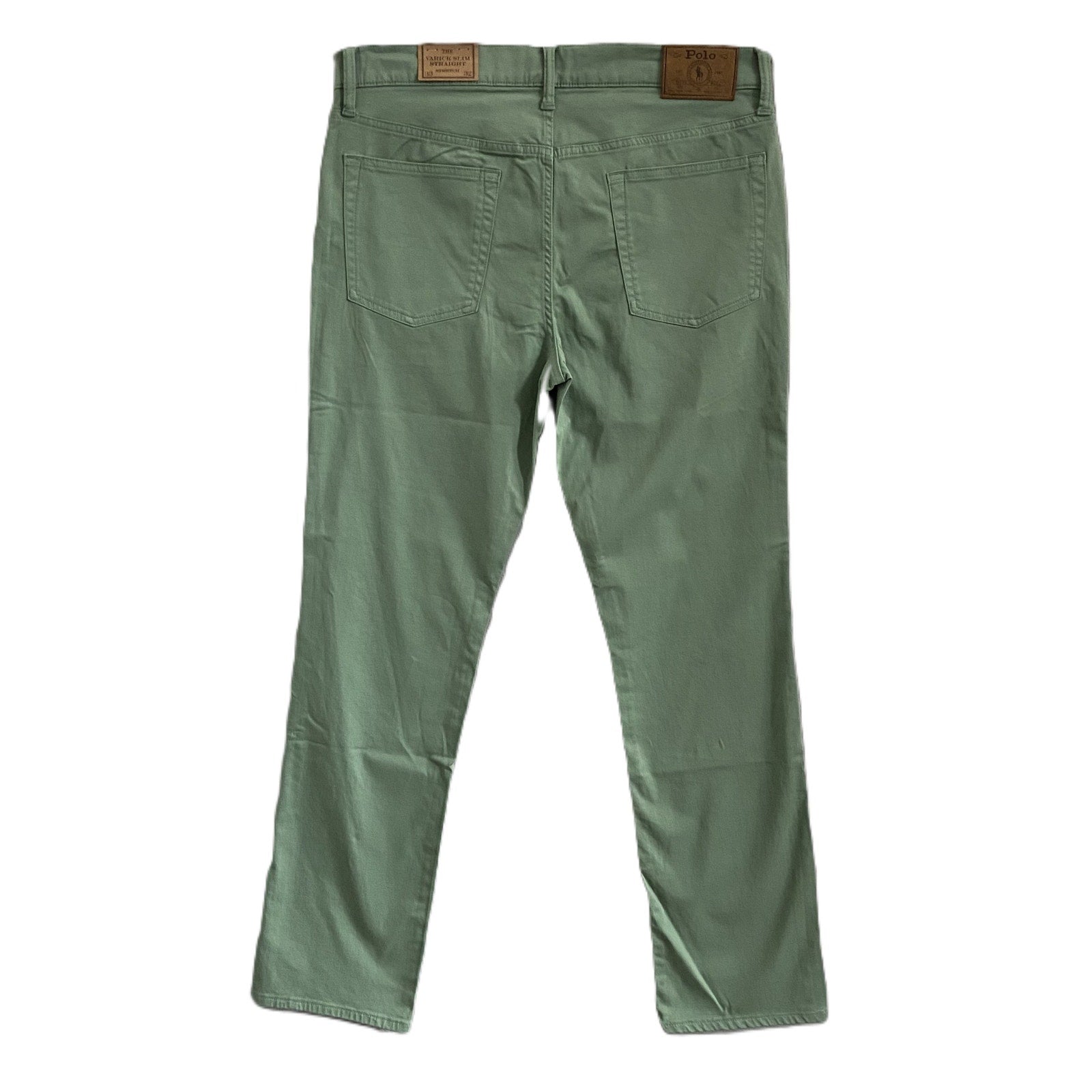Polo Ralph Lauren Pants Men's 33x32 Varick Slim Straight Stretch Faded Mint